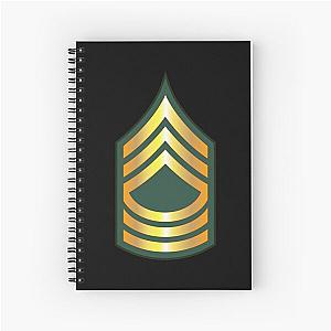 Army - Master Sergeant - MSG wo Txt Spiral Notebook