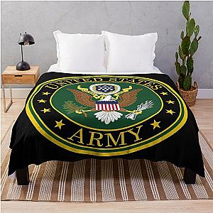 Army - US Army wo Txt Throw Blanket