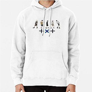 TXT 0X1=LOVESONG MV Walking minimalist with logo underneath Pullover Hoodie