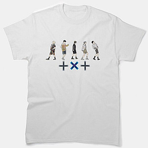 Copy of TXT 0X1=LOVESONG MV Walking minimalist with logo underneath Classic T-Shirt