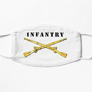 Army - Infantry Br - Crossed Rifles w Txt Flat Mask