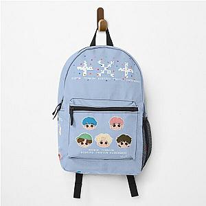 Chibi TXT Blue Hour fanart Backpack