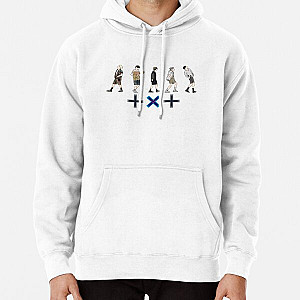 Copy of TXT 0X1=LOVESONG MV Walking minimalist with logo underneath Pullover Hoodie
