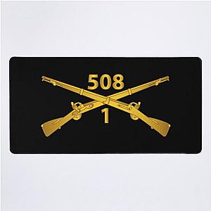 1st Bn, 508th Infantry Regiment Branch wo Txt X 300 Desk Mat