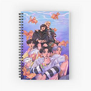 TXT 0x1=LOVESONG fanart 3 Spiral Notebook