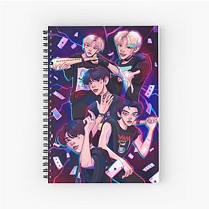 TXT Villian era fanart Spiral Notebook